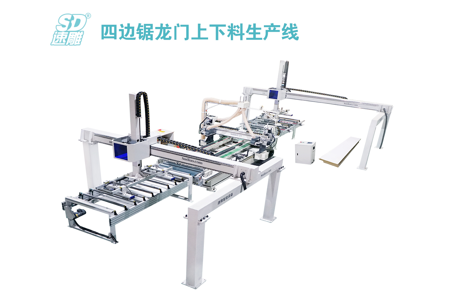 四邊鋸龍門上下料生產線